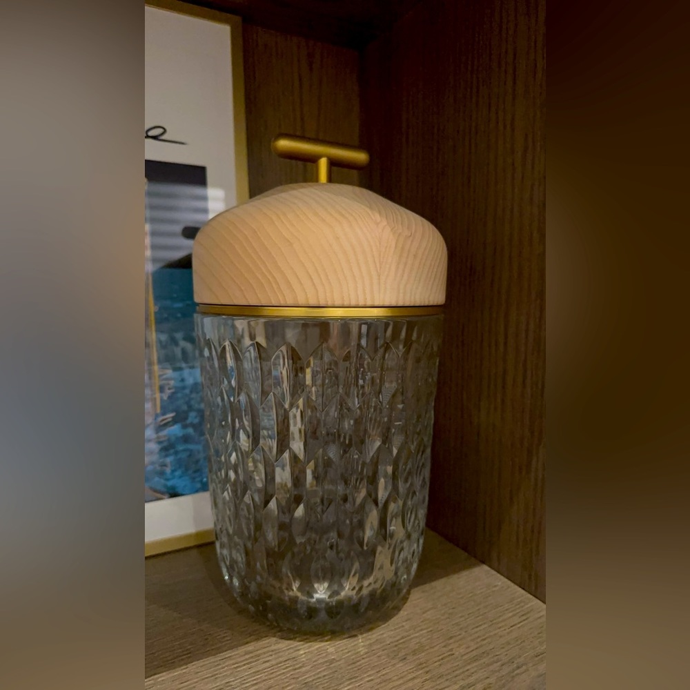 Hermes:Saint-Louis Folia Portable Lamp Dark Wood